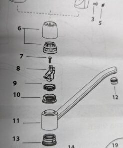 Moen 100429 Single Handle Faucet Adapter Kit Unfinished 21 61o6lwQfGL