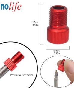 InnoLife Aluminum Presta to Schrader Converter Car Valve Adapter Bicycle Bike Tube Pump Air Compressor Tools Black 9 61o8CFS7ADL