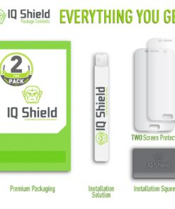 Alternative view of IQShield Screen Protector Compatible with Galaxy S7 (2-Pack) LiquidSkin Anti-Bubble Clear TPU Film