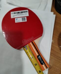 JP WinLook Ping Pong Paddles Sets - Portable Table Tennis Paddle Set with Ping Pong Paddle Case & Ping Pong Balls. Premium Table Tennis Racket Player Set for Indoor & Outdoor Games Red/Black 4 Paddle Set 36 61o9XkQKrZL