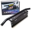iJDMTOY AA3117 Universal Fit Bull Bar Style Black Painted Stainless Steel Front Bumper License Plate Mount Bracket Holder Compatible with Off-Road Lights, LED Work Lamps, LED Lighting Bar 42 61oAyv737SL