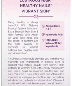 Nature's Bounty Optimal Solutions Hair Skin & Nails Extra Strength Softgels, 150 Count (Pack of 1) Package may vary 23 61oCaQoGtL
