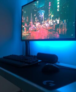 Logitech G840 XL Cloth Gaming Mouse Pad, Thin Pad, Stable Rubber Base, Performance-tuned Moderate surface friction, Durable tube for transport - Black 28 61oCcCvpFBL