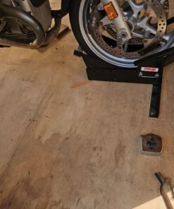 Extreme Max 5001.5010 Motorcycle Wheel Chock, Black Standard 48 61oD6pXxiL