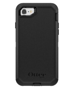 Alternative view of OtterBox iPhone SE 3rd & 2nd Gen, iPhone 8 & iPhone 7 (not compatible with Plus sized models) Defender Series Case - BLACK, rugged & durable, with port protection, includes holster clip kickstand Frustration Free Packaging