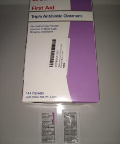 Triple Antibiotic Ointment .5gr Packets (Box of 144) 21 61oH Lu1FuL