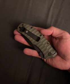 Off-Grid Knives - Rapid Fire Ranger, Camping & Hunting Knife, Cryo D2 Blade Steel with Olive Drab G10 Scales, Deep Clip, Left or Right Carry, Survival, Hiking, Fishing, Boating, Bushcraft OD Green 38 61oHlRUF73L