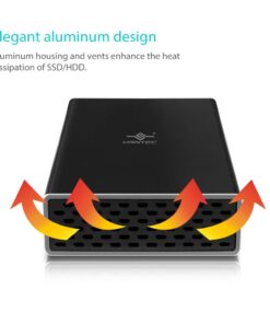 Vantec Nexstar GX USB 3.0 Dual 2.5" SATA SSD/HDD RAID Enclosure, Black (NST-272S3-BK) NexStar GX - USB 3.0 Dual 2.5" (Type A) 15 61oIMNVlfuL
