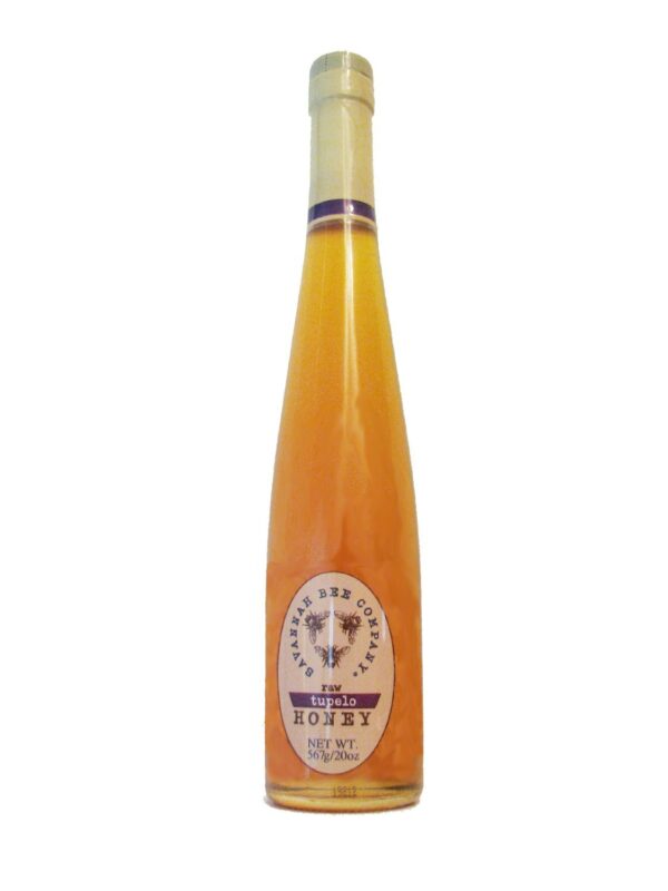 Tupelo Honey Flute Classic by Savannah Bee - Raw Unfiltered Honey - 100% Pure, Natural and Gluten-Free - Premium Quality Honey - 20 Ounce