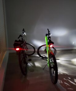 BV Bike Lights, Super Bright with 5 LED Bike Headlight & 3 LED Rear, Bike Lights for Night Riding with Quick-Release, Waterproof Bicycle Light Set, Bike Accessories, Bicycle Accessories, Flashlight Battery Powered 64 61oKUlH5e1L