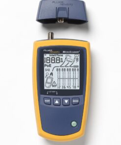Fluke Networks MS2-100 MicroScanner2 Copper Cable Verifier with Built-In IntelliTone Toning, Troubleshoots RJ11, RJ45, Coax, Tests 10/100/1000Base-T, and Voip,yellow 10 61oKiTr5V6L