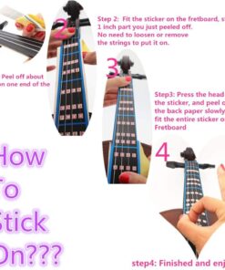 FineFun Violin Finger Guide/Fingerboard Sticker Fret guide Label Finger Chart For Full Size Violin (3/4) 3/4 13 61oMpMR9F L