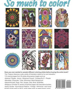 Adult Coloring Book Treasury: 110 illustrations from 55 artists 32 61oNajC3GNL