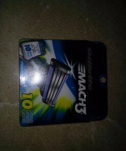 Gillette Mach3 Razor Refills for Men, 10 Razor Blade Refills Blue 10 Count (Pack of 1) 33 61oQMPb7miL