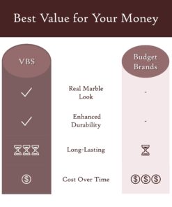 Very Berry Sticker Brown Marble Laminate Countertop Vinyl (24" x 78", Brown) Peel and Stick Waterproof 24" x 78" 9 61oRMH0kHXL