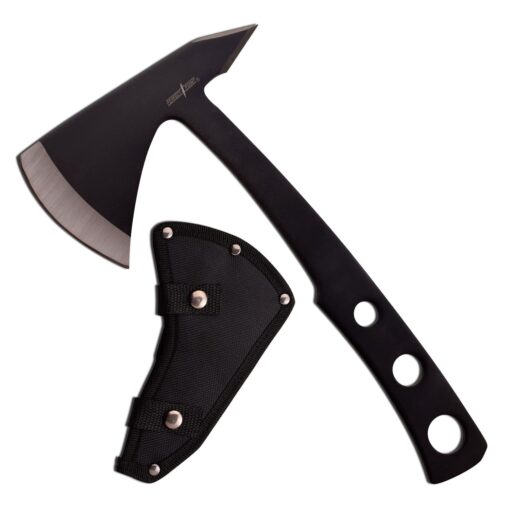 Perfect Point Throwing Axe Overall Satin Stainless Steel Black