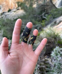 Goat Tape Scary Sticky Premium Athletic Tape | Weightlifting Tape | Thumb Tape for Hook Grip – Sticks with You Through The Toughest Fitness Workouts and Lifts Black & Yellow | Single Pack Pack of 1 25 61oWE4o8v0L