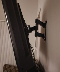 Mounting Dream TV Wall Mount Swivel and Tilt for Most 26-55 Inch TV, TV Mount Perfect Center Design, Full Motion TV Mount Bracket with Articulation, up to VESA 400x400mm, 60 lbs, MD2377 39 61oYTsfgWhL