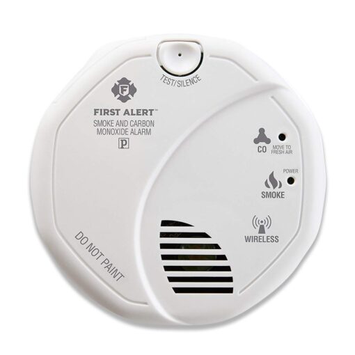 First Alert 2-in-1 Z-Wave Wireless Smoke Detector & Carbon Monoxide Alarm, Battery Operated Z-Wave Combo Alarm