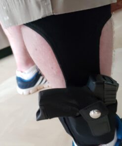 CONCEALED CARRIER (TM) Ankle Holster for Concealed Carry Pistol | Universal Leg Carry Gun Holster with Magazine Pouch for Glock 42, 43, 36, 26, S&W Bodyguard .380, 38, Ruger LCP, LC9, Sig Sauer 64 61ocQY0H5LL