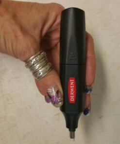 Derwent Battery Operated Eraser, Artist Tool, Drawing, Art Supplies (2301931) , Black 1 Count (Pack of 1) 24 61ocXt6kqUL