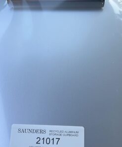 Saunders 21017 Recycled Aluminum Cruiser Mate Storage Clipboard – Lightweight, Heavy Duty, Dual Storage Paper Holder. Storage Clipboard, Silver 27 61od YP oCL