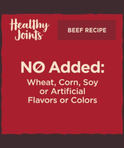 Wellness CORE Healthy Joints Crunchy Dog Treats (Previously Marrow Roasts), Natural Grain-Free Treats, Made with Real Meat, No Artificial Flavors (Beef, 8-Ounce Bag) 37 61odAMLWDjL