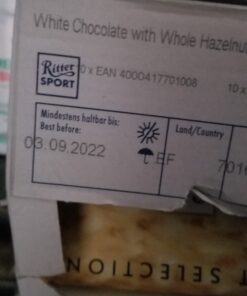 Ritter Sport White Chocolate with Whole Hazelnuts, 3.5 Ounce (Pack of 10) 3.5 Ounce (Pack of 10) 19 61oduV1u81L