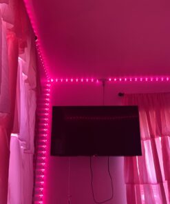 ZOZOO 100ft Led Lights for Bedroom(2 Rolls of 50ft), Smart RGB Led Strip Lights with 44-Key Remote & APP Control Music Sync with Color Changing for Home Party Festival Decoration 48 61oeq6BmQ6L