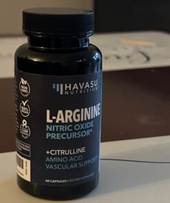 Extra Strength L Arginine - 1200mg Nitric Oxide Supplement for Muscle Growth, Vascularity & Energy - Powerful NO Booster with L-Citrulline & Essential Amino Acids to Train Longer & Harder 60 Count (Pack of 1) 29 61oftTlUaL