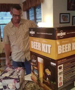 Mr. Beer Complete Beer Making 2 Gallon Starter Kit, Premium Gold Edition, Brown Complete Kit 48 61ogQ8zhKlL