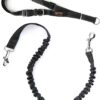 Mighty Paw Hands Free Dog Leash - Adjustable Hip Belt - Reflective Bungee System - Ideal for Training - Walking - Jogging - Hiking - Running - Running Leash Hands Free - Belt Leash - (Black, 36 inch) Black