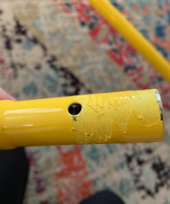 A11N Portable Pickleball Net System, Designed for All Weather Conditions with Steady Metal Frame and Strong PE Net, Regulation Size Net with Carrying Bag Yellow,black 30 61ohUjcw5wL