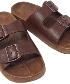 Pali Hawaii Jesus Buckle Sandal 8 Brown