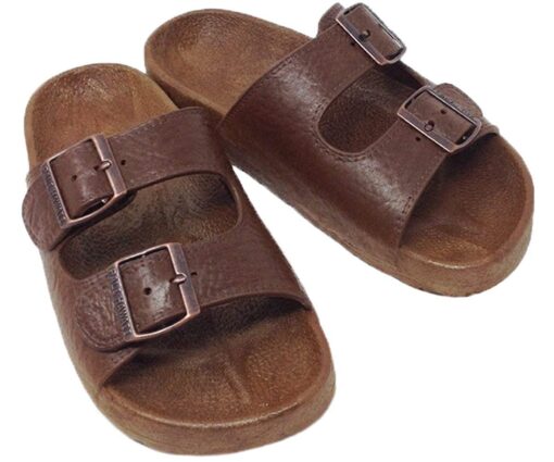 Pali Hawaii Jesus Buckle Sandal 8 Brown