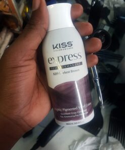 Kiss Express Semi-Permanent Hair Color 100mL (3.5 US fl.oz) (1 Count, Black) 3.50 Fl Oz (Pack of 1) 29 61ojU4kgIFL
