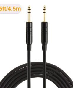 CableCreation 15 Feet 6.35mm 1/4" TRS to 6.35mm 1/4" TRS Balanced Stereo Audio Cable, Male to Male, 4.5 Meters/Black 1 pack 11 61ojcBRDN8L