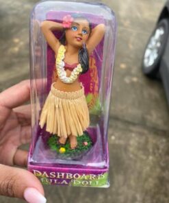 KC Hawaii Hula Girl Posing Mini Dashboard Doll 4.4 inches 25 61okfGOZVL