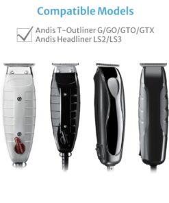 Andis T-Outliner & GTX Replacement One Hittaz Zero Gap Modified T Blades for Model GO, GTO #04521 by Pro-Mate w/Free Screws. 1 Count (Pack of 1) 24 61omQzaOknL