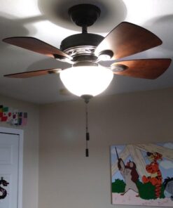 Hunter Fan Company 52090 Hunter Watson Indoor ceiling Fan with LED Light and Pull Chain Control, New Bronze finish 40 61oo4QoNeFL