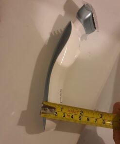 Command Bath Razor Holder, Clear Frosted, 1-Holder, 1- Water-Resistant Strip, Organize Damage-Free 54 61ooh f8U1L