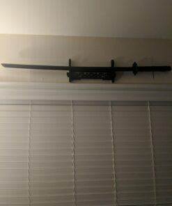 Eforlife Sword Holder Wall Mount Samurai Sword Katana Wakizashi Display Holder Stand Bracket Hanger 1-Tier 13.7 inch Hollow 32 61opZJQH5iL