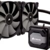 CORSAIR Hydro Series H110i AIO Liquid CPU Cooler, 280mm Radiator, Dual 140mm SP Series PWM Fans, Advanced RGB Lighting and Fan Software Control H110i RGB 29 61oqX48hreL
