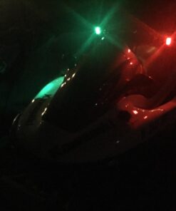 Botepon Battery Operated Kayak Navigation Lights, Marine Led Boat Lights, Boat Bow Lights and Stern Lights for Pontoon Boat Bass Boat Jon Boat Dinghy Kayak Yacht Jet Ski 1Pcs Red, 1Pcs Green 52 61oqtujKxIL