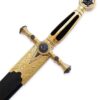 Vulcan Gear 33" Medieval Crusader Sword with Scabbard Series Choose Your Style König Sword 18 61or zkKo6L