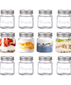 Alternative view of Smith's Mason Jars Mini Mason Jars set of 6 Chupito Shot Glasses with Lids - 2oz Per Shot Glass - For Parties, Arts and Crafts Storage, Drinks, Wedding Favors