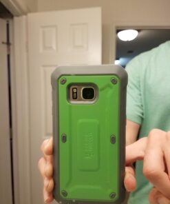 SUPCASE Unicorn Beetle Pro Series Case Designed for Galaxy S7, with Built-In Screen Protector Full-body Rugged Holster Case for Samsung Galaxy S7 (2016 Release) (Green/Gray) (green/Gray) 25 61otuDBHCYL