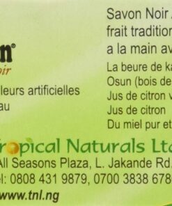 Tropical Naturals Dudu Osun Black Soap Pure Ingredients US Ship, Original, 5 Ounce (Pack of 3) ORIGNAL 5 Ounce (Pack of 3) 13 61ovMO9XwVL