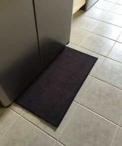 Indoor Doormat Rubber Backed,30 inch x 18 in, Solid Black, Non Slip, Kitchen Rugs and Mats Doormat 18 x 30 inch ( Indoor Mat ) 16 61oxREof4CL