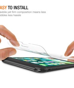 Trianium 2 Pack Screen Protector Designed for Apple iPhone SE 2020 2ND Generation, iPhone 8, iPhone 7 & 6/6s 0.2mm Fiber Flexible Glass Screen Protector/Case Friendly - Pack of 2 29 61oyjIZk3PL